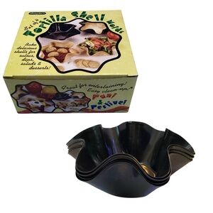 🌮 Set of 4 Hampton Tortilla Shell Molds